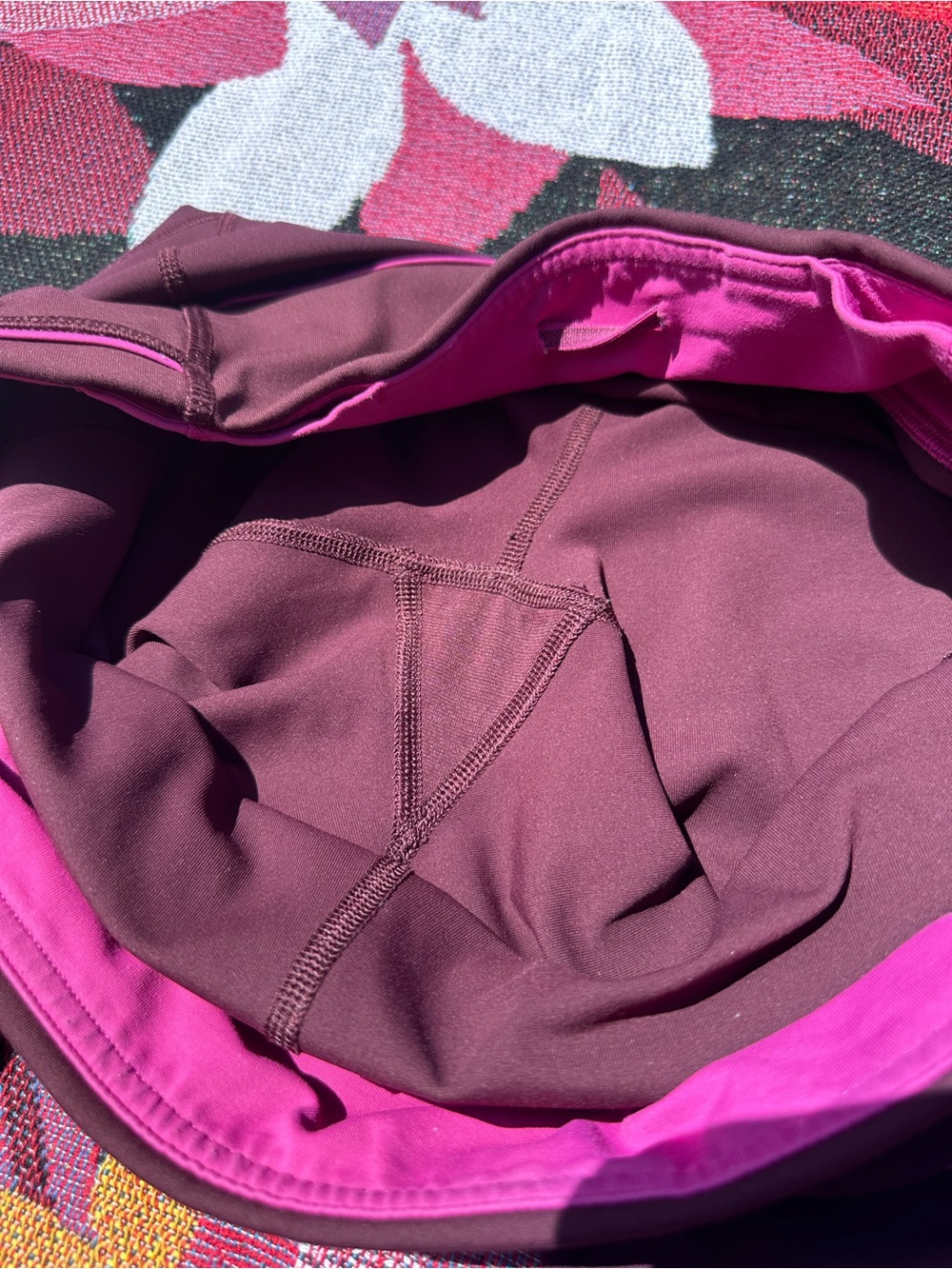 lululemon athletica Pace Queen Leggings Bordeaux Drama Maroon - Picture 7 of 8
